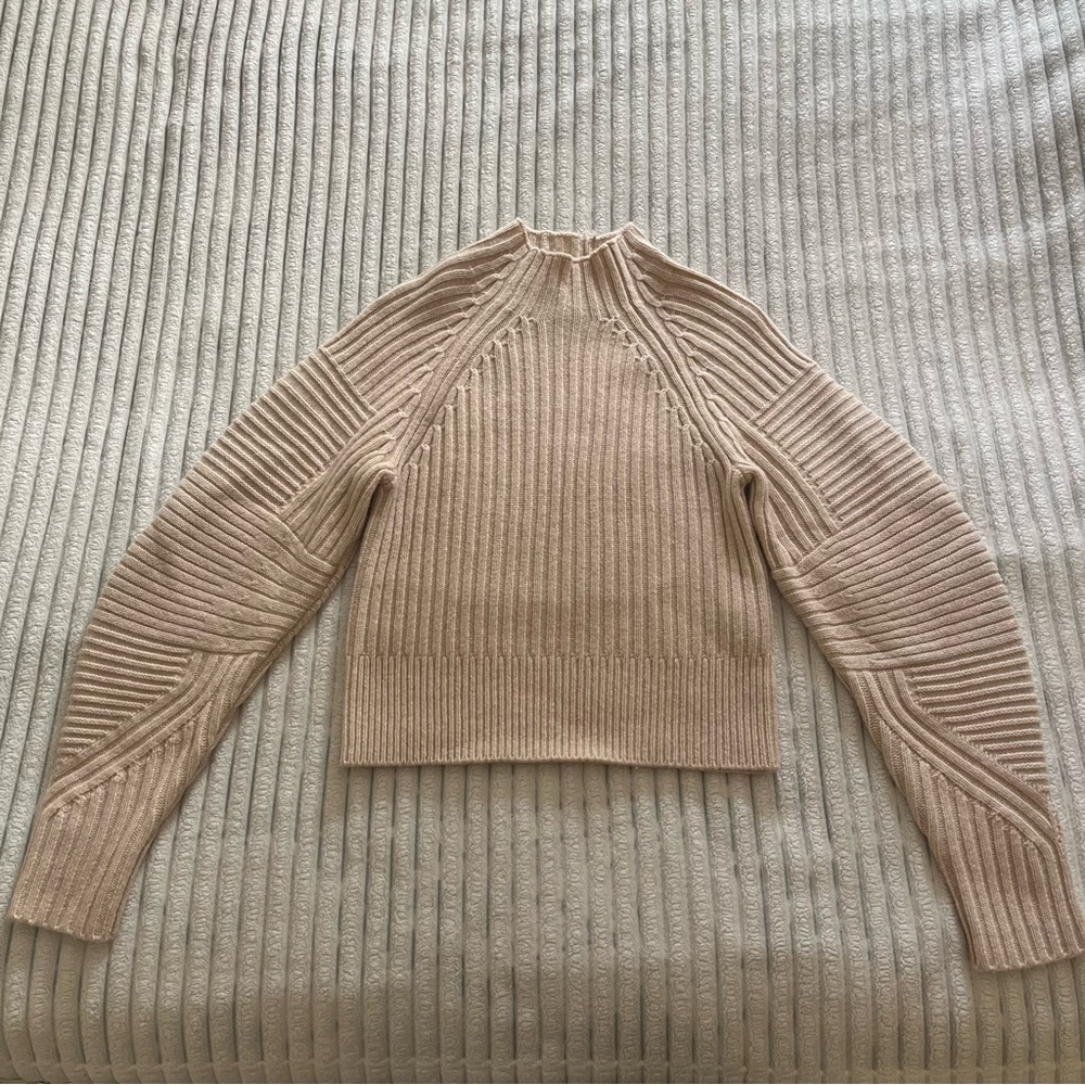 Rag & Bone Wool Oakes Cream Sweater - Picture 1 of 9